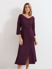 Phase Eight Red Petite Sienna Dress - Image 3 of 7