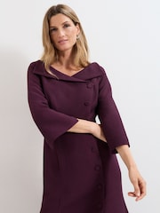Phase Eight Red Petite Sienna Dress - Image 4 of 7