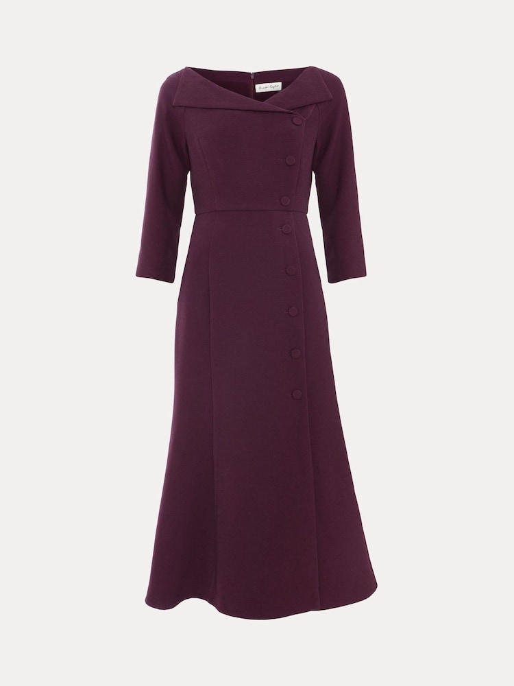 Phase Eight Red Petite Sienna Dress - Image 7 of 7