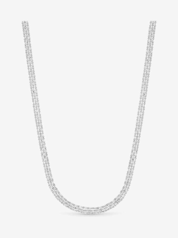 Jon Richard Tone Cubic Zirconia Baguette Necklace - Imagen 1 de 1