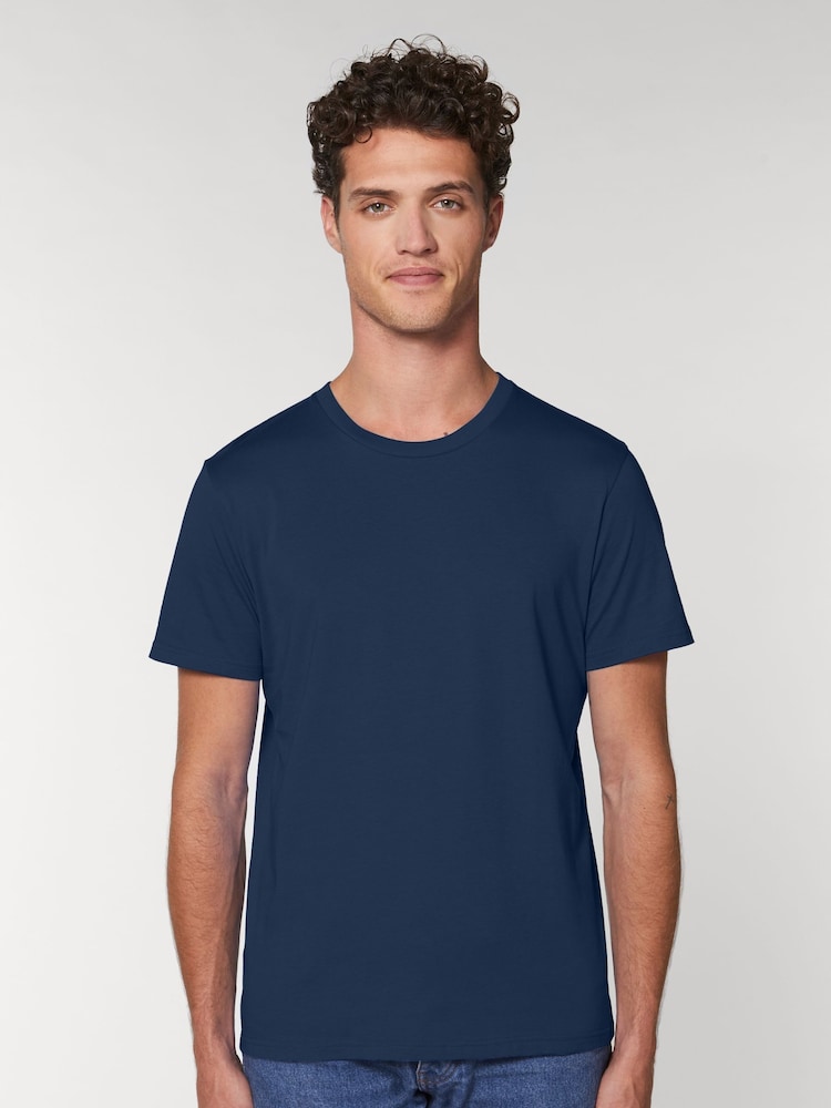 All + Every Blue Coca Cola Enjoy Back Print Mens T-Shirt - Image 1 of 4
