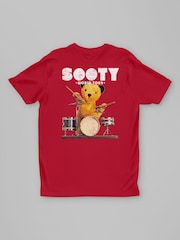All + Every Red Sooty World Tour Drums Back Print Mens T-Shirt - Image 3 of 4