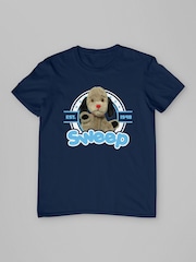 All + Every Blue Sooty Sweep Star Sports Badge Mens T-Shirt - Image 3 of 4