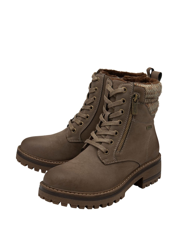 Lotus Natural Waterproof Zip-Up Ankle Boots - Image 2 of 4