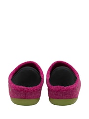 Lotus Pink Textile Flat Slippers - Image 3 of 4