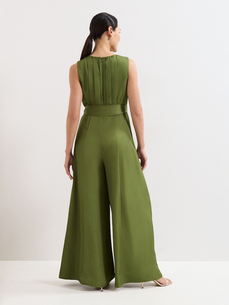 Phase Eight Green Janine Jumpsuit - Image 2 of 6 Phase Eight Green Janine Jumpsuit - Image 2 of 6