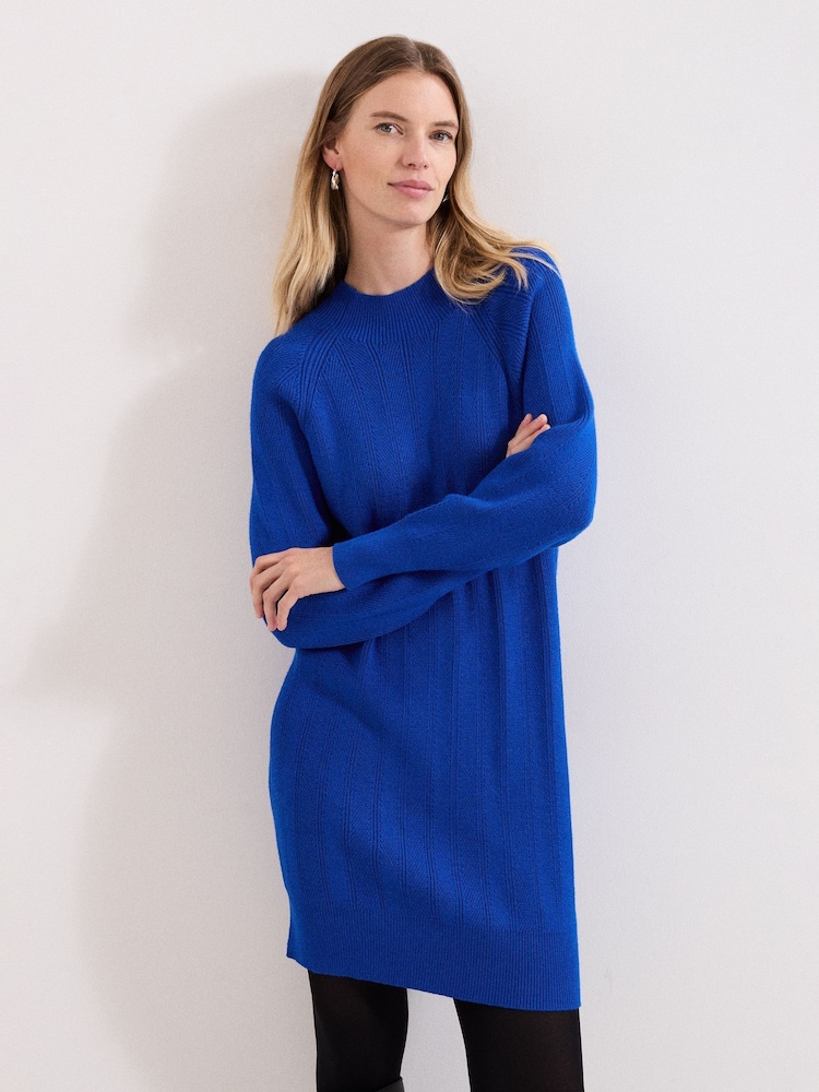 Phase Eight Blue Sienna Dress - Image 1 of 6 Phase Eight Blue Sienna Dress - Image 1 of 6