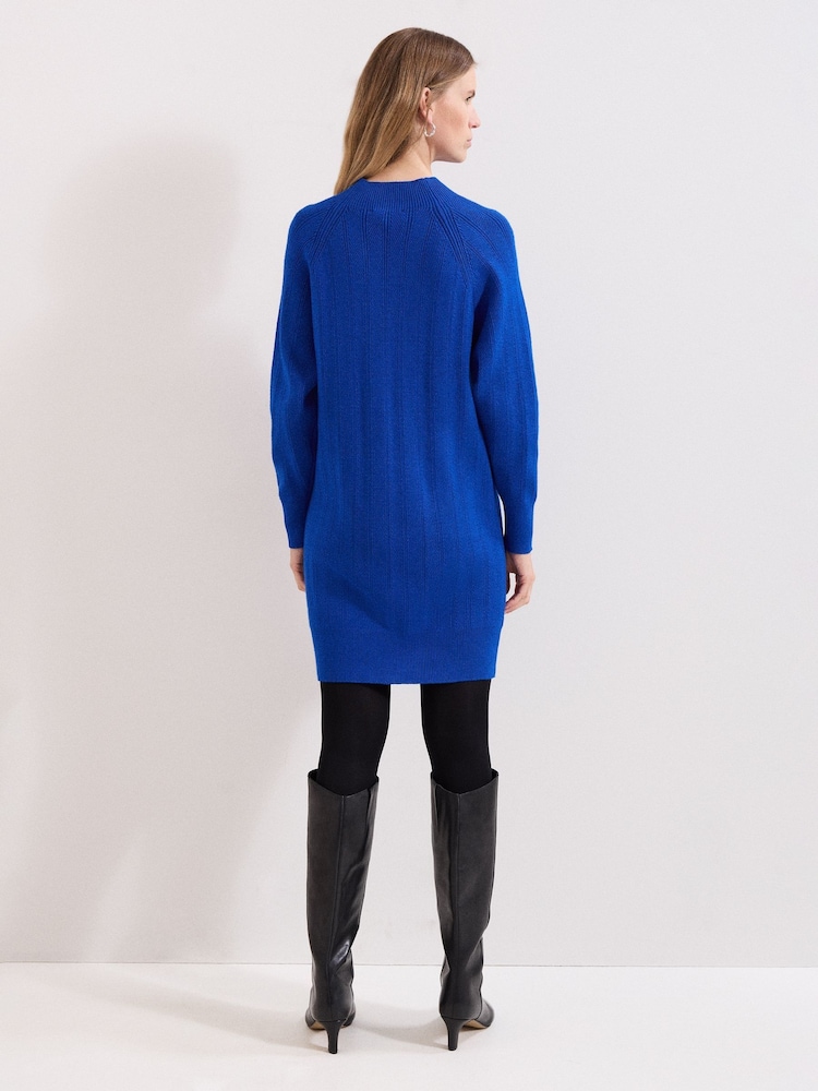 Phase Eight Blue Sienna Dress - Image 2 of 6 Phase Eight Blue Sienna Dress - Image 2 of 6