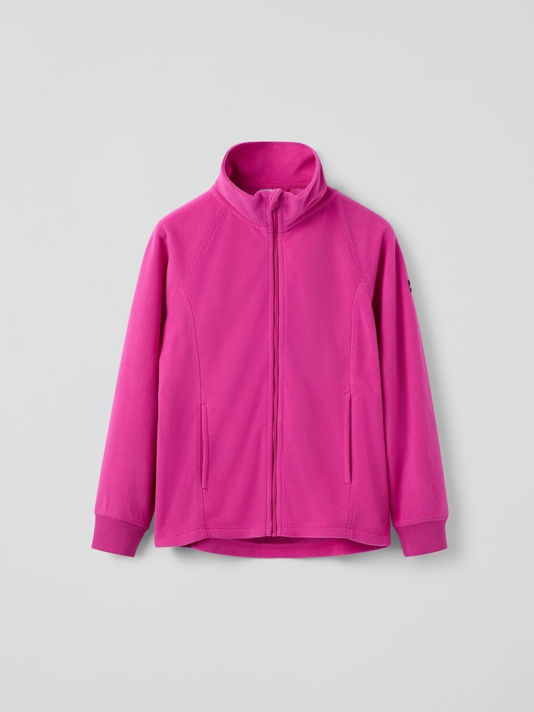Polarn O. Pyret Pink Thermal Fleece Zip Top - Image 1 of 3 Polarn O. Pyret Pink Thermal Fleece Zip Top - Image 1 of 3