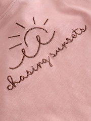 Pink/Yellow Top & Cycle Shorts Set 2 Pack (3mths-7yrs) - Image 11 of 11