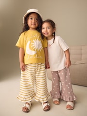 Neutral Top & Trousers Set 2 Pack (3mths-7yrs) - Image 1 of 11