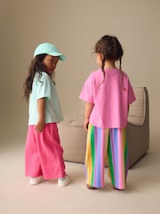 Pink Rainbow Top & Trousers Set 2 Pack (3mths-7yrs) - Image 2 of 11