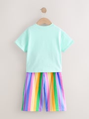 Pink Rainbow Top & Trousers Set 2 Pack (3mths-7yrs) - Image 8 of 11