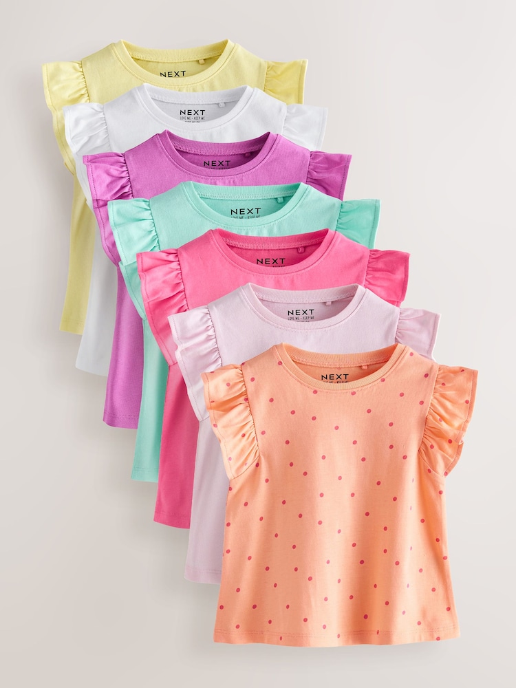 Bright Core Vests 7 Pack (3mths-7yrs) - Image 1 of 11