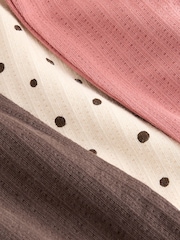 Neutral Wide Leg Trousers 3 Pack (3mths-7yrs) - Image 6 of 7