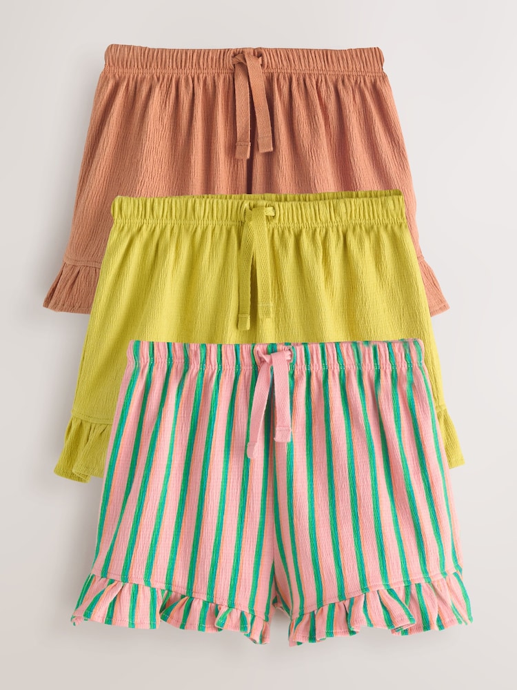 Green/Orange Shorts 3 Pack (3mths-7yrs) - Image 1 of 7