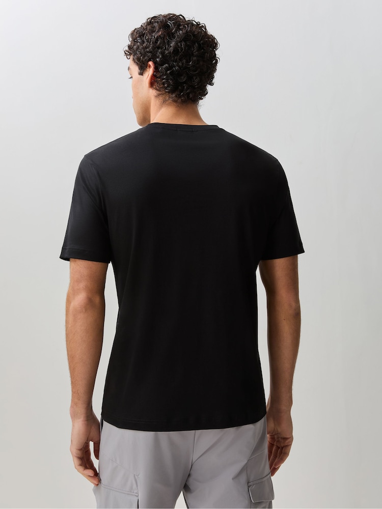 BOSS Black Logo Regular-Fit Active T-Shirt - Image 2 of 5