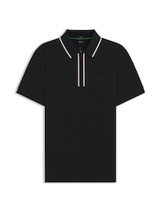 BOSS Black Philix Quarter Zip Golf Polo Shirt - Image 5 of 5