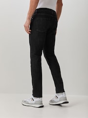 Blugi BOSS Delaware cu croială slim fit și elastici - Imaginea 3 din 5