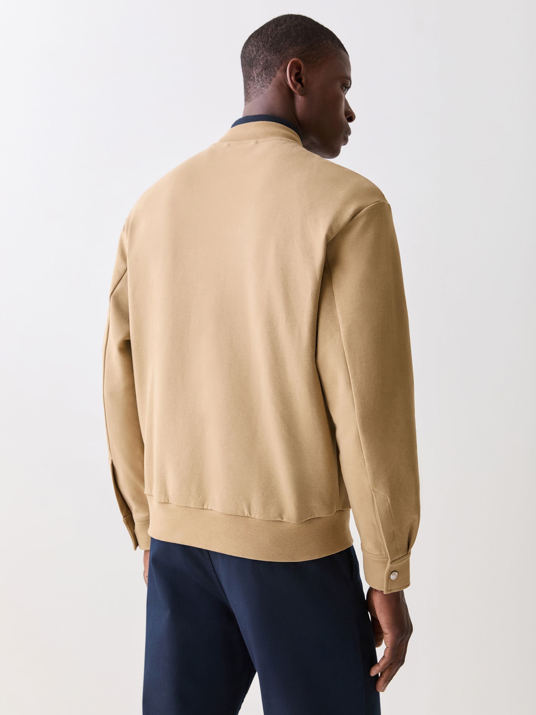 Buy BOSS Cream Skiles Zip Through Jacket from Next USA
