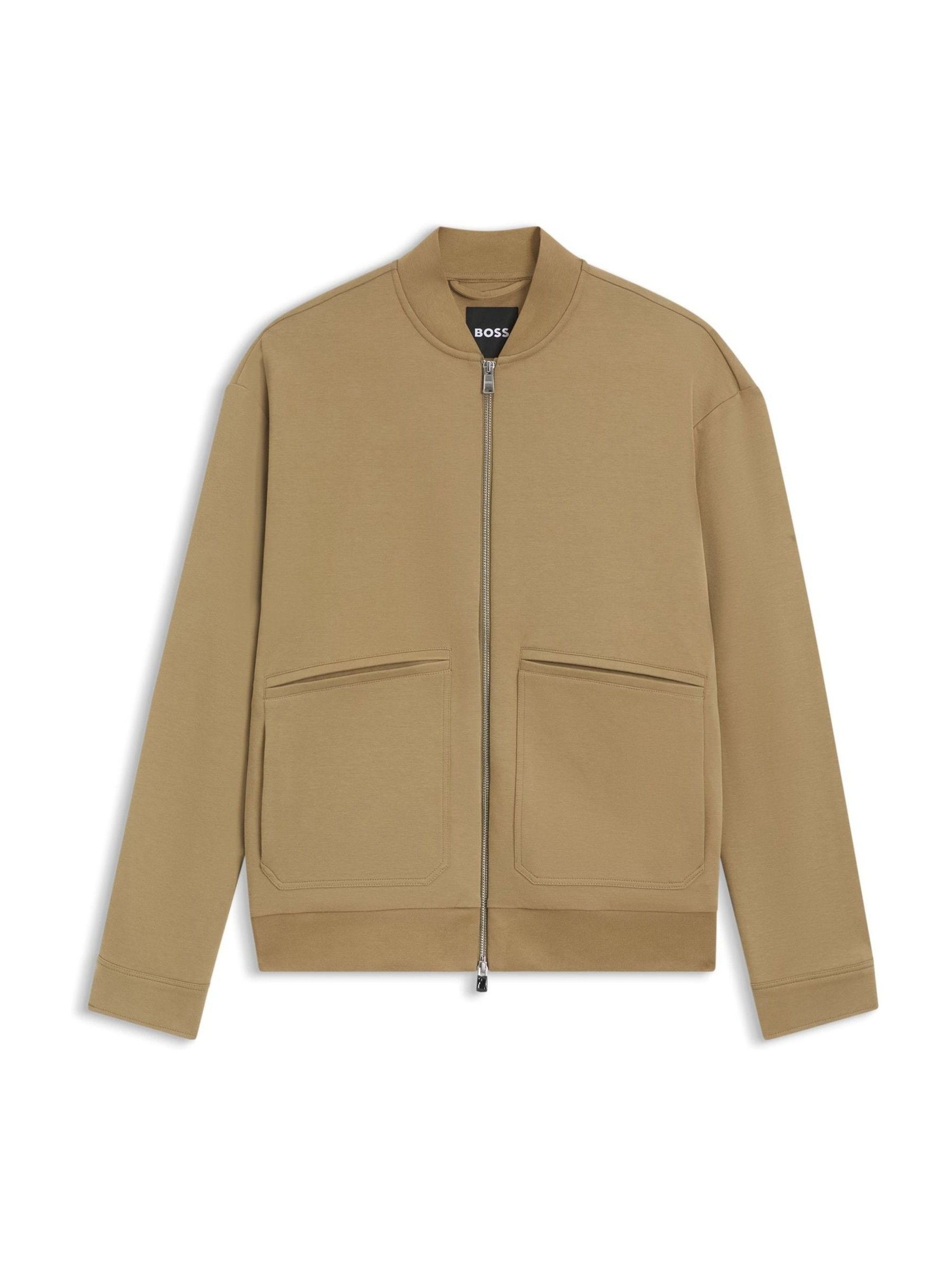 Buy BOSS Cream Skiles Zip Through Jacket from Next USA
