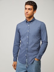 BOSS Blue Roan Slim-Fit Shirt - Image 1 of 5
