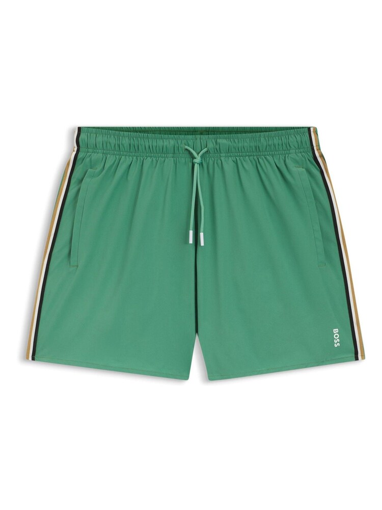 BOSS Green Iconic Side Stripe Logo Swim Shorts - Image 5 of 5 BOSS Green Iconic Side Stripe Logo Swim Shorts - Image 5 of 5