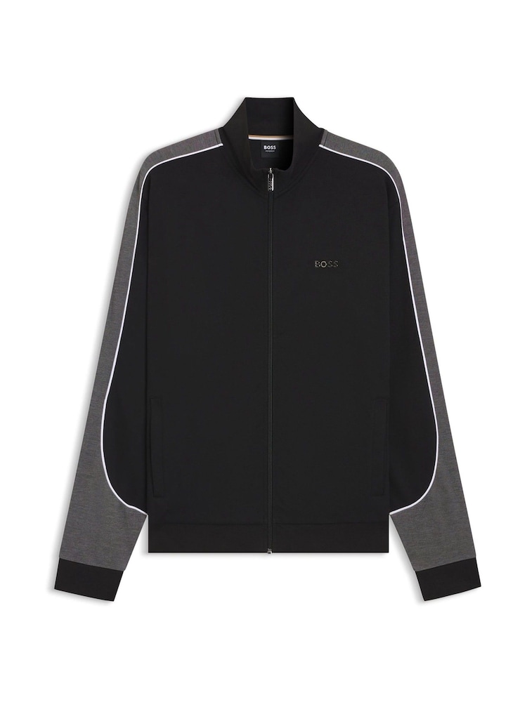 BOSS Black Logo Zip Through Sweatshirt - Image 5 of 5 BOSS Black Logo Zip Through Sweatshirt - Image 5 of 5
