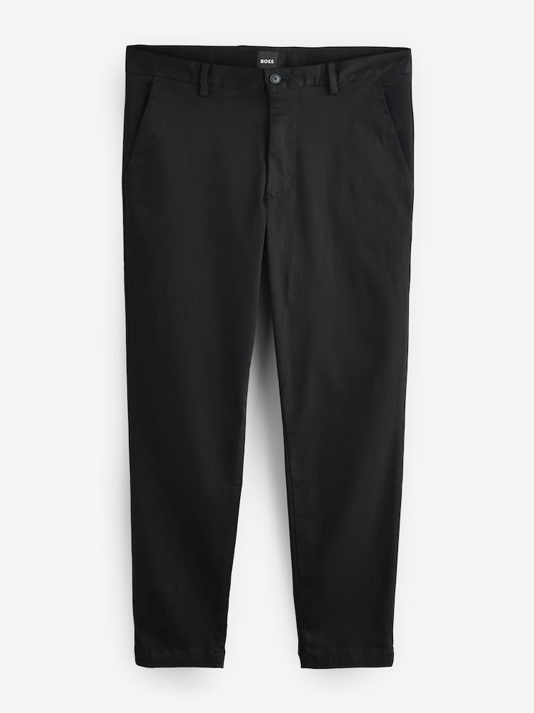 黑色 - BOSS Slim-Fit Kaiton Trousers - 6的图像6｝