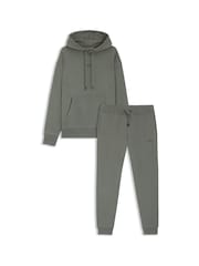 BOSS Grey Logo Hooded Tracksuit - Image 6 of 6