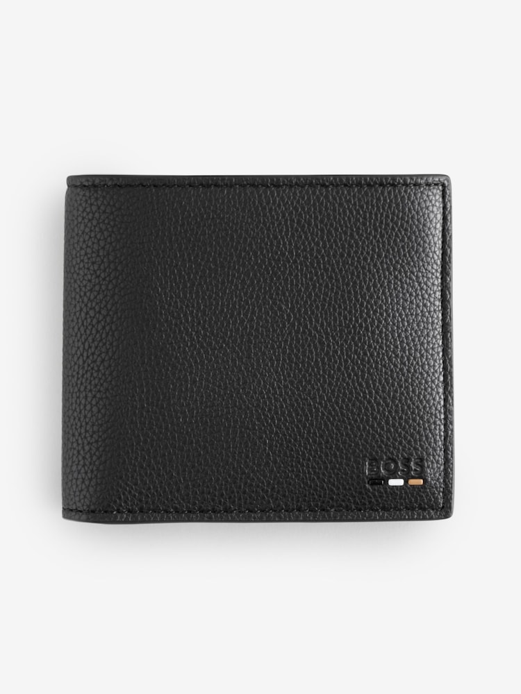 BOSS Brown Ray Signature Logo Billfold Wallet - Image 1 of 1 BOSS Brown Ray Signature Logo Billfold Wallet - Image 1 of 1