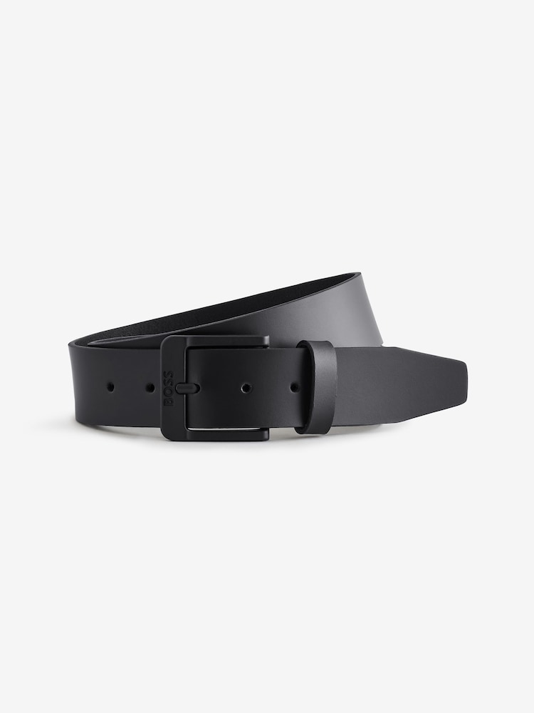 BOSS Black Jemio Logo Belt - Image 2 of 2 BOSS Black Jemio Logo Belt - Image 2 of 2