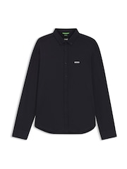 أزرق - BOSS Motion Regular-Fit Long Sleeve Shirt - صورة 1 من 1