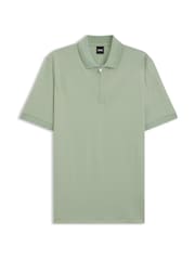 BOSS Green Paras Quarter Zip Regular-Fit Polo Shirt - Image 1 of 1