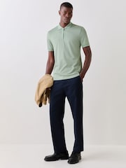 BOSS Green Paras Quarter Zip Regular-Fit Polo Shirt - Image 2 of 6