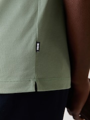 BOSS Green Paras Quarter Zip Regular-Fit Polo Shirt - Image 5 of 6
