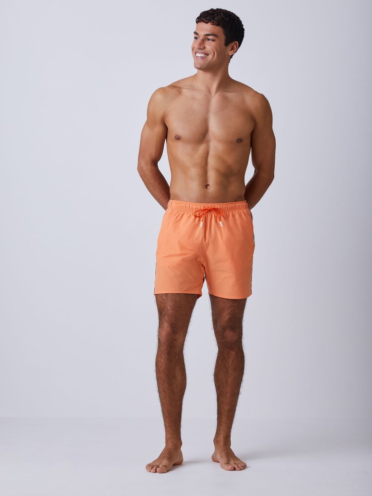 BOSS Orange Iconic Side Stripe Logo Swim Shorts - Image 2 of 5 BOSS Orange Iconic Side Stripe Logo Swim Shorts - Image 2 of 5