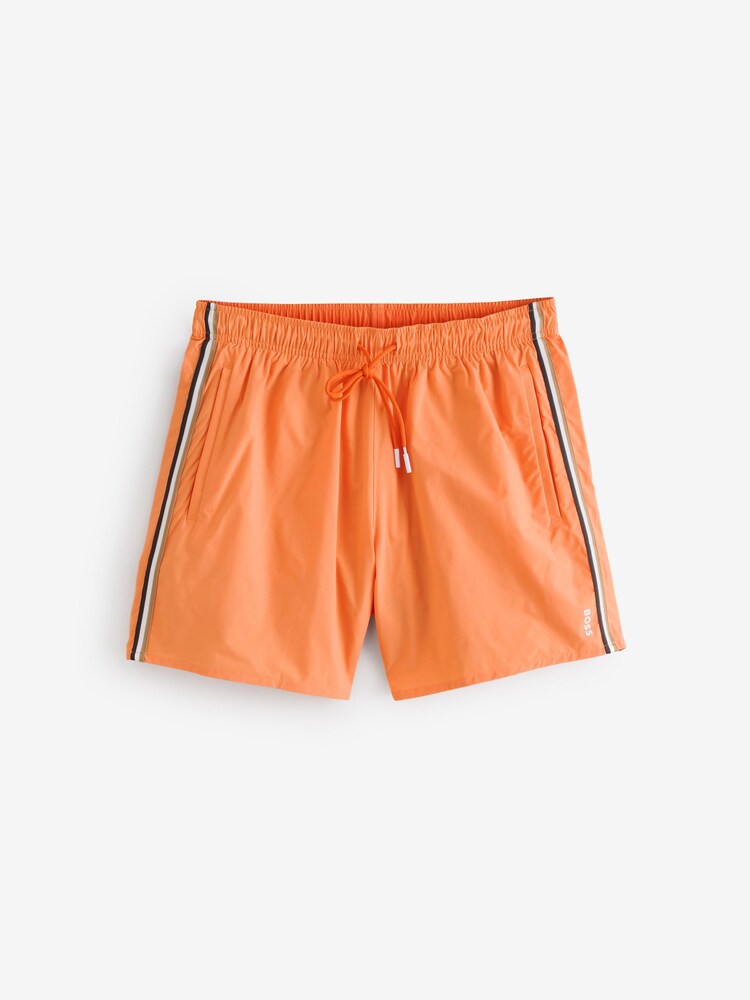 BOSS Orange Iconic Side Stripe Logo Swim Shorts - Image 5 of 5 BOSS Orange Iconic Side Stripe Logo Swim Shorts - Image 5 of 5