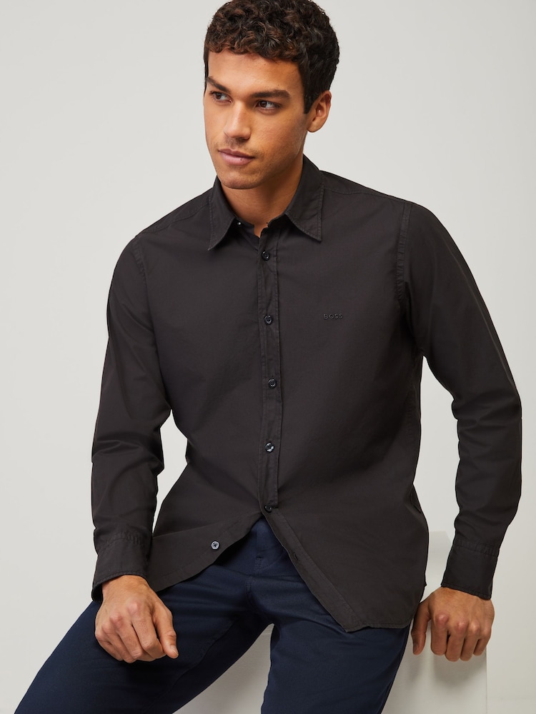 BOSS Black Relegant Regular-Fit Shirt - Image 1 of 5 BOSS Black Relegant Regular-Fit Shirt - Image 1 of 5