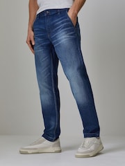 BOSS Troy Straight Leg Denim Jeans - Imaginea 1 din 6
