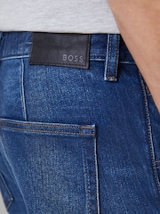 BOSS Troy Straight Leg Denim Jeans - Imaginea 4 din 6