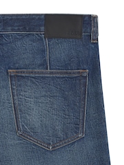 BOSS Troy Straight Leg Denim Jeans - Imaginea 6 din 6