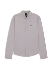 Šedá - Košile BOSS Motion klasického střihu s dlouhým rukávem - Obrázek 5 z 5