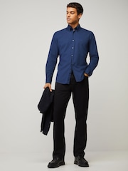 BOSS Blue Rickert Regular-Fit Shirt - Image 3 of 5