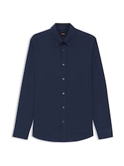 BOSS Blue Rickert Regular-Fit Shirt - Image 5 of 5