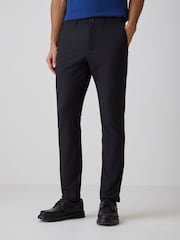BOSS Black Waffle Commuter Trousers - Image 2 of 5