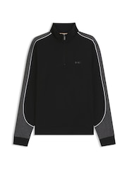 BOSS Logo Quarter Zip Sweatshirt - Imagen 1 de 1