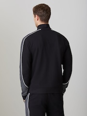 BOSS Black Logo Quarter Zip Sweatshirt - Image 3 of 5