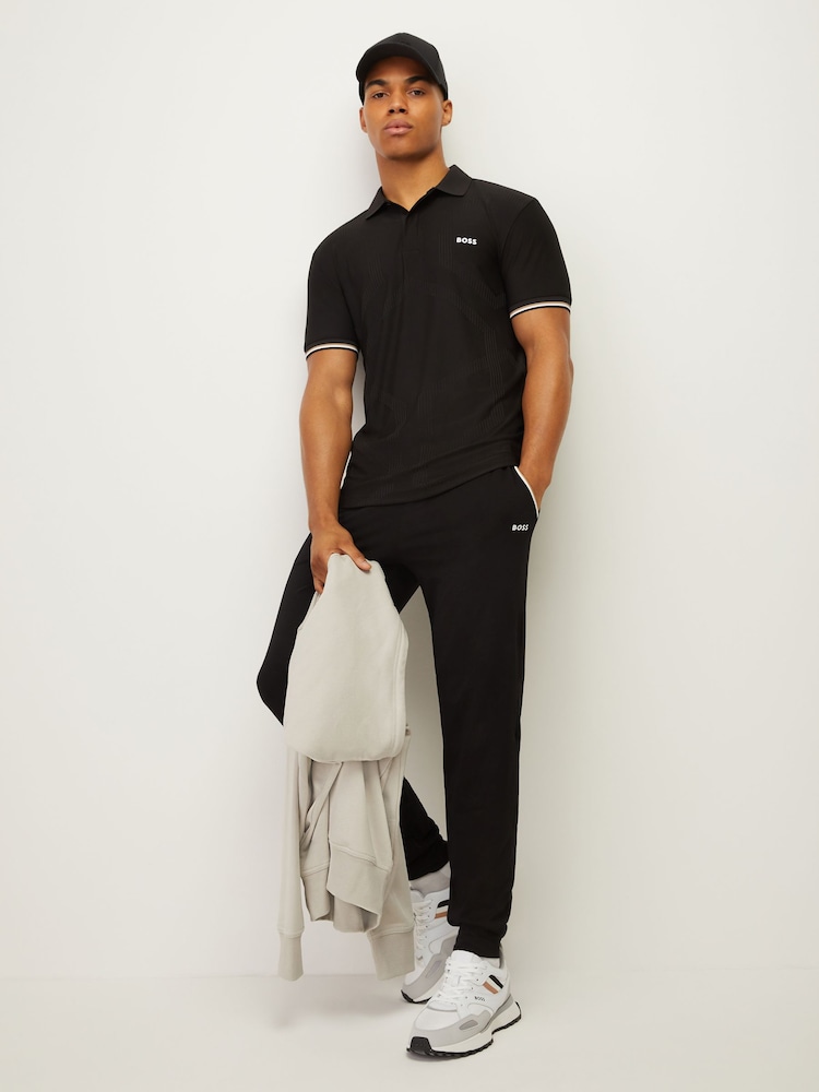 BOSS Black Regular-Fit Logo Golf Polo Shirt - Image 2 of 5 BOSS Black Regular-Fit Logo Golf Polo Shirt - Image 2 of 5