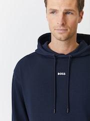 BOSS Blue Logo Hooded Tracksuit - Image 5 of 6
